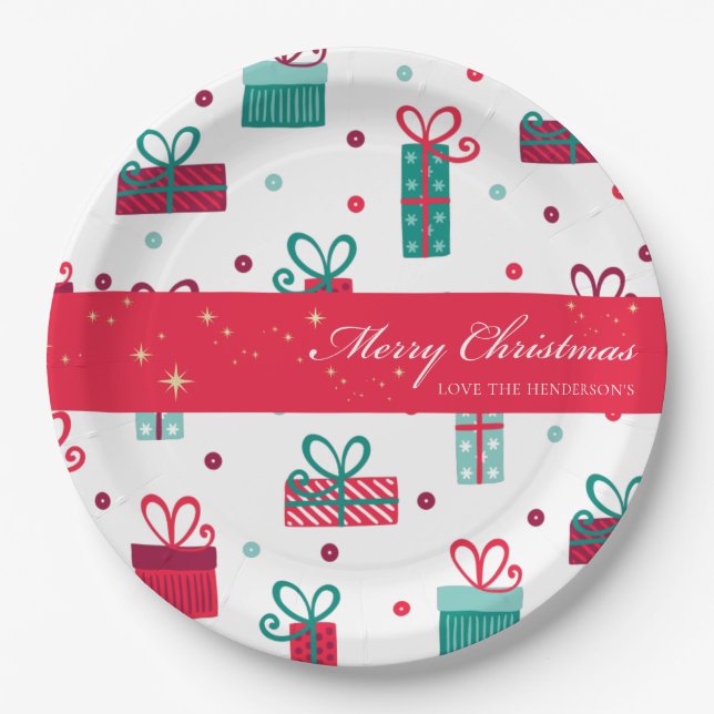 Christmas   paper plate (Front)