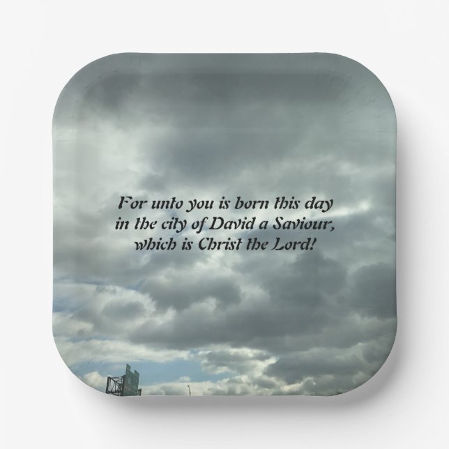 Christmas Paper Plate (Front)