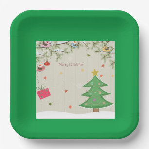 Christmas Paper Plate