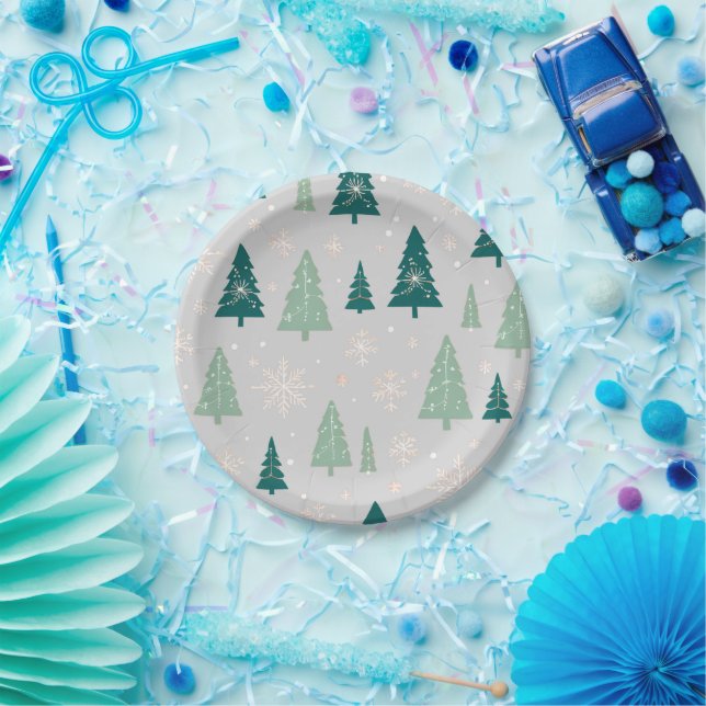christmas paper plate  (Party)
