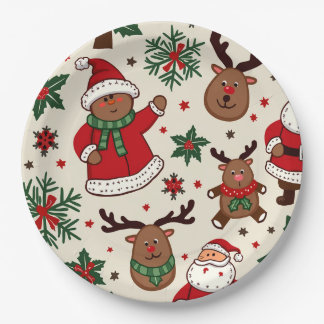 Christmas Paper Plate