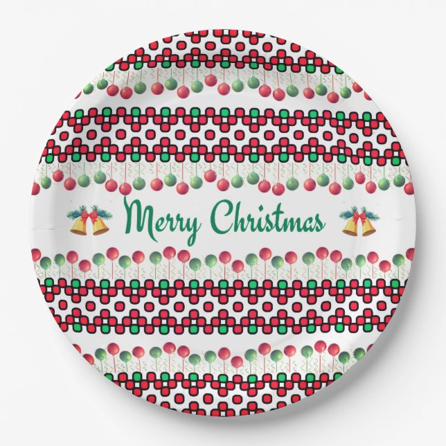 Christmas Paper Plate (Front)