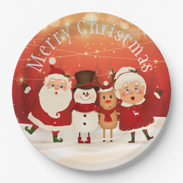 Christmas Paper Plate (Front)