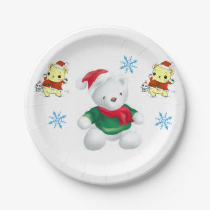 Christmas Paper Plates, Elf Paper Plate