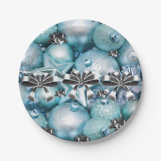 Christmas Paper Plates, Plate (Front)