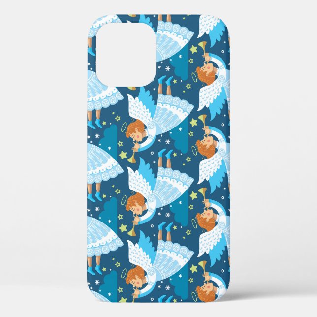 Christmas Paraphernalia Postcard Illustration Case-Mate iPhone Case (Back)