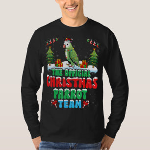 Christmas Parrot Team - Parrot Wearing Santa Hat X T-Shirt