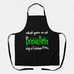 christmas parties apron