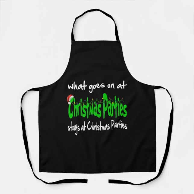 christmas parties apron (Front)