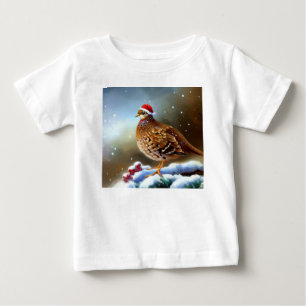 Christmas Partridge 2 Baby T-Shirt