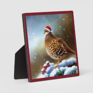 Christmas Partridge 2 Plaque