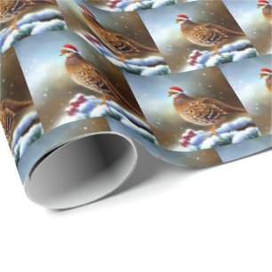 Christmas Partridge 2 Wrapping Paper
