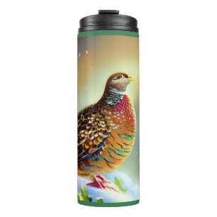 Christmas Partridge 3 Thermal Tumbler