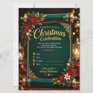 Christmas Party Announcement – Festive Celebration