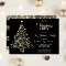 CHRISTMAS PARTY Black Gold Glitter Tree