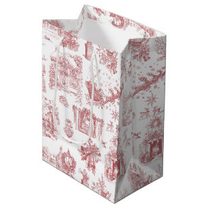 Christmas Party Chinoiserie Medium Gift Bag