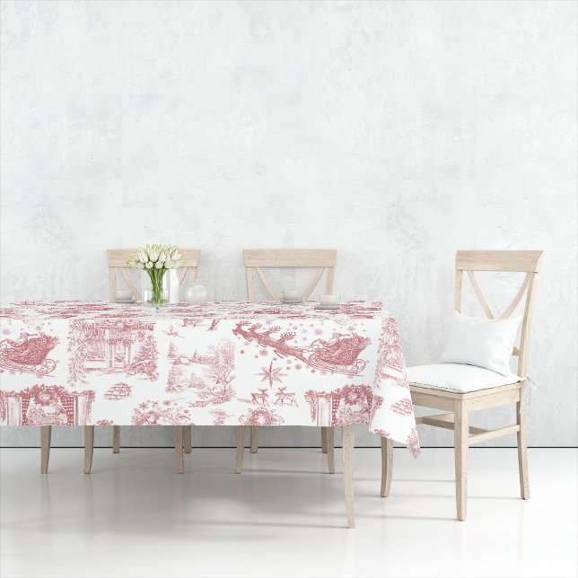 Christmas Party Chinoiserie Tablecloth (Creator Uploaded)
