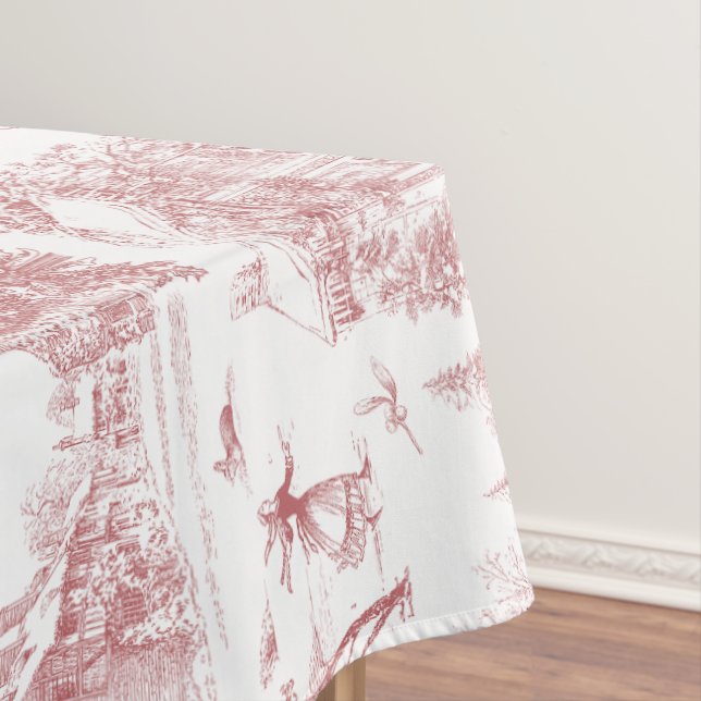 Christmas Party Chinoiserie Tablecloth (In Situ)