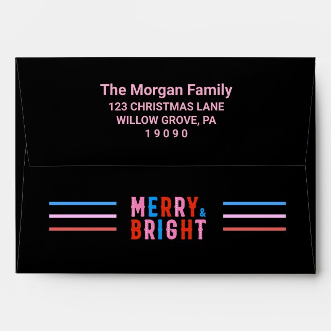 Christmas Party Christmas Baby "My 1st Christmas" Envelope (Back (Top Flap))