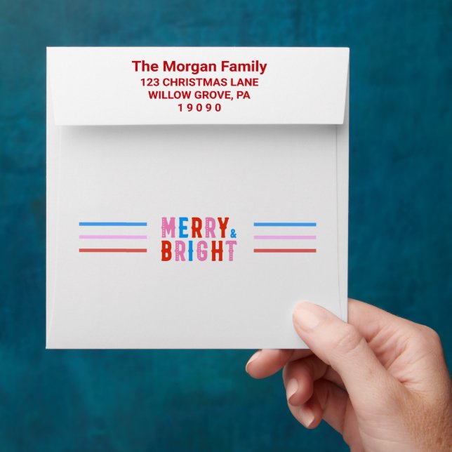 Christmas Party Christmas Baby "My 1st Christmas" Envelope (Hand)