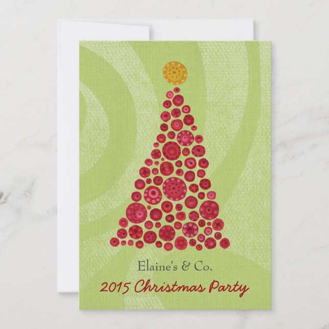 Christmas Party Corporate Work Business Function Invitation (Front)