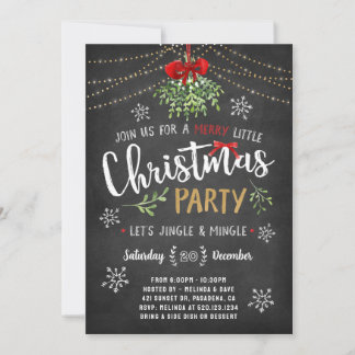 Christmas Party Event Friends Invitation