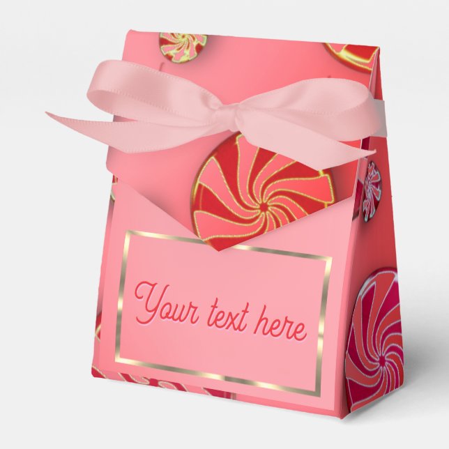 Christmas Party  Favour Box (Front Side)