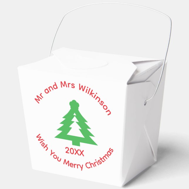Christmas Party Favour Boxes  (Front)
