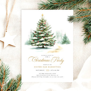Christmas Party Festive Corporate Invitation