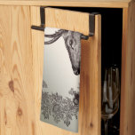 Christmas Party Floral Reindeer Golden Winter Tea Towel<br><div class="desc">Christmas Party Floral Reindeer Golden Winter kitchen towel. Unique,  beautiful,  stylish design. Easy to be personalized. Font style,  size and colors can be changed. Matching items are available.</div>