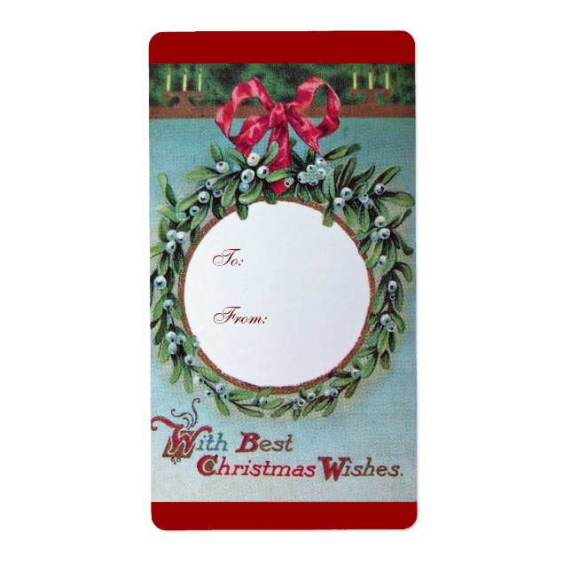 CHRISTMAS PARTY GIFT TAG (Front)