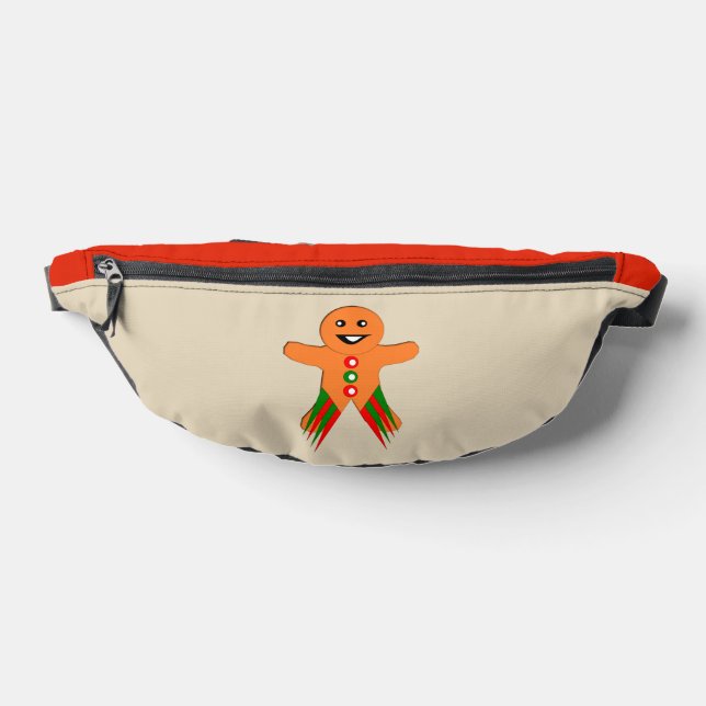 Christmas Party Gingerbread Man Bum Bags (Lay Down)