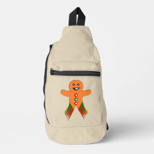 Christmas Party Gingerbread Man Sling Bag