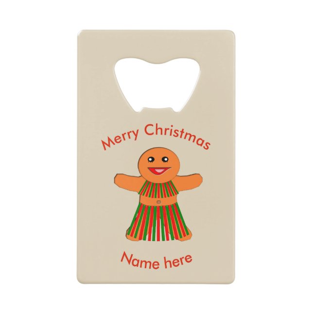 Christmas Party Gingerbread Woman (Front)