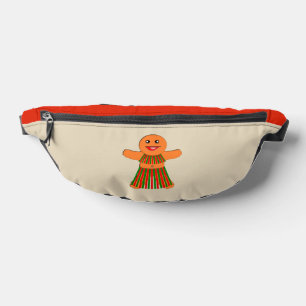 Christmas Party Gingerbread Woman Bum Bags