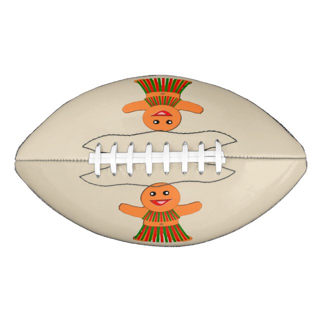 Christmas Party Gingerbread Woman Football (Front)