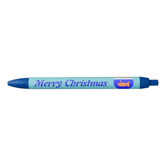 Christmas Party Goldfish Custom Pen (Front)