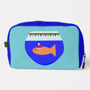 Christmas Party Goldfish Dopp Kit