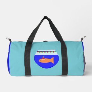 Christmas Party Goldfish Duffle Bag
