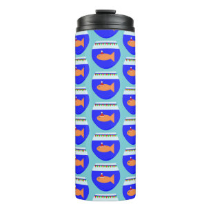 Christmas Party GoldfishThermal Tumbler