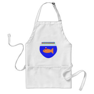 Christmas Party Goldfsh Custom Cooking Apron