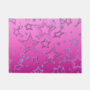 Christmas party gradient glitter shine confetti st doormat