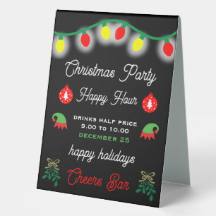 Christmas Party Happy Hour Promotion