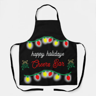 Christmas Party Happy Hour Promotion Apron