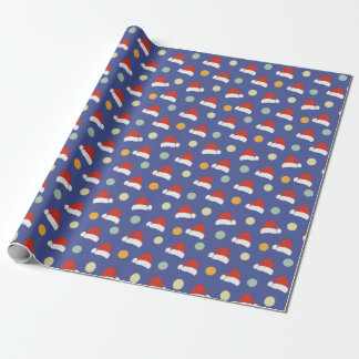 christmas party hat wrapping paper