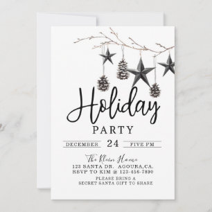 Christmas Party, Holiday party, Christmas Invitation