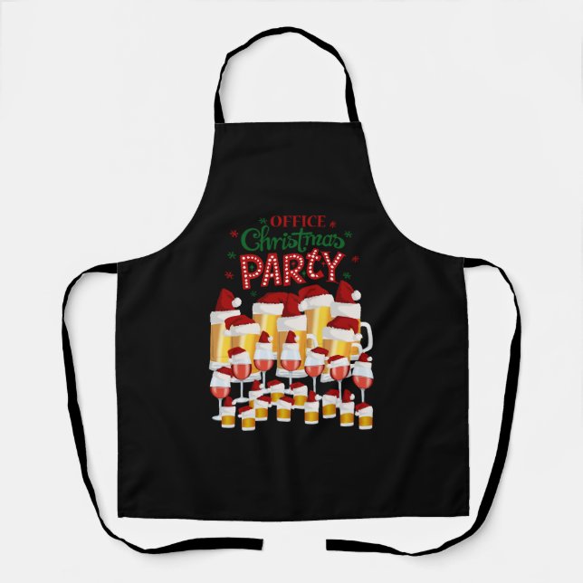 Christmas party in the office apron (Front)