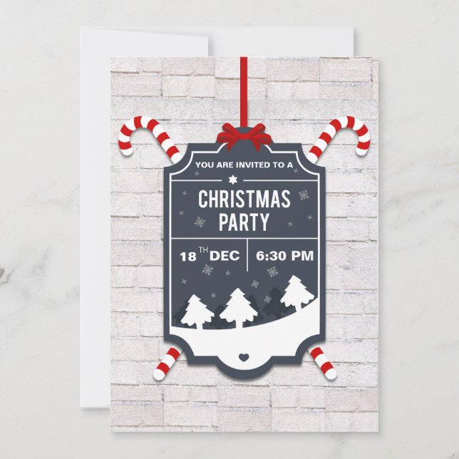 Christmas Party Invitation (Front)