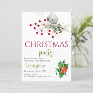 Christmas Party Invitation