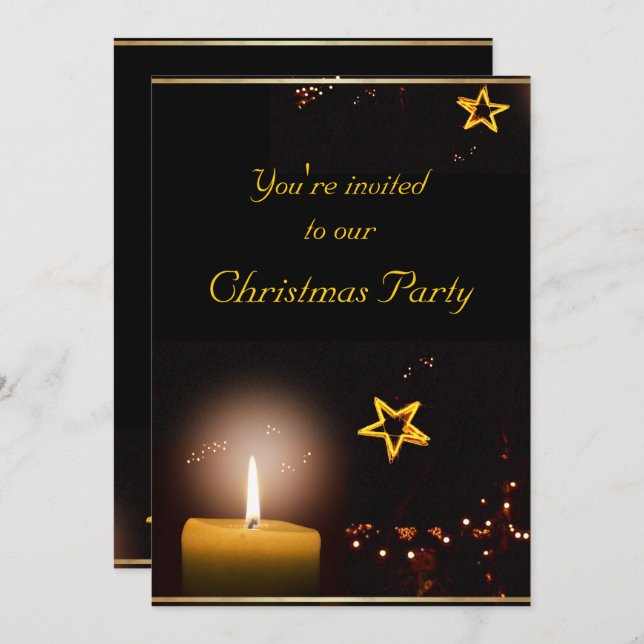 Christmas Party Invitation (Front/Back)